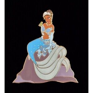 Tiana Princess And The Frog “Moonlight Mermaid”  LE 35 Jumbo Fantasy Pin (Rare)